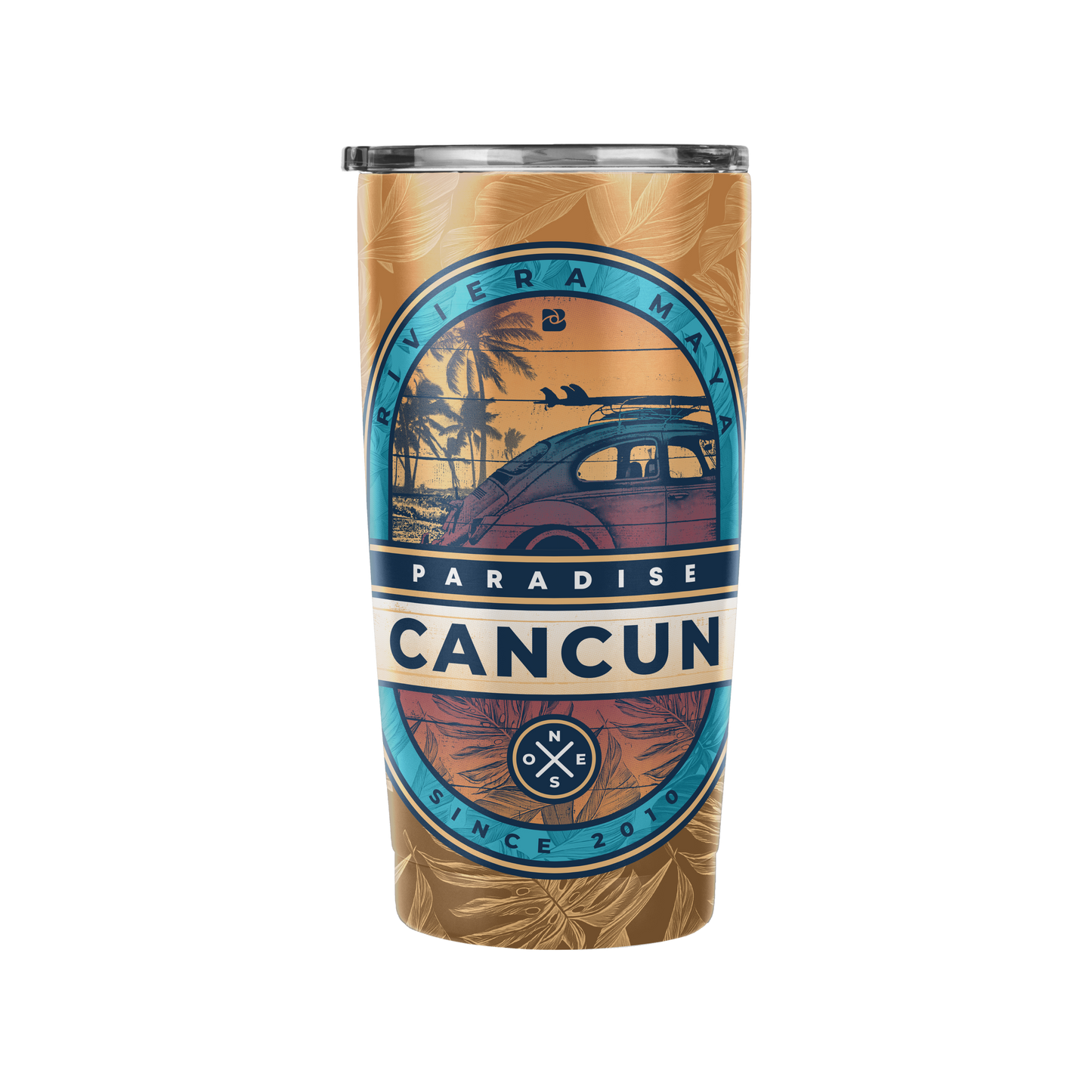 Vaso Térmico 20 oz / 591 ml - Vintage Bocho - Acero Inoxidable