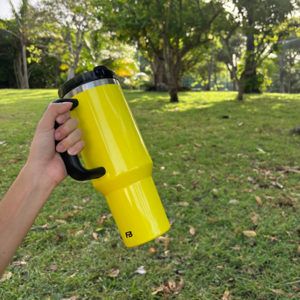 Vaso térmico de 40 oz. / 1l. - Verde Neón.