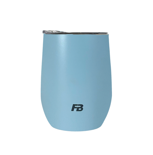 Vaso Térmico 12 oz / 354 ml - Azul Claro - Acero Inoxidable