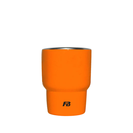 Vaso Tequilero 3 oz / 88 ml - Naranja Neón - Acero Inoxidable
