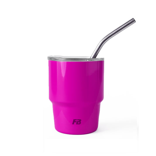 Vaso Tequilero 3 oz / 88 ml - Magenta Neon - Acero Inoxidable