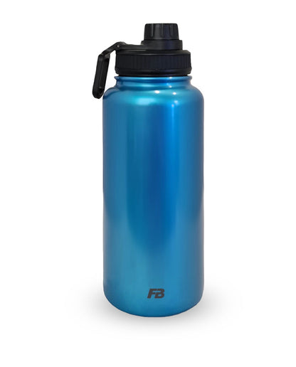 Termo 32 oz / 1 Litro Frio +12 hrs Calor +6 hrs Color Azul Mate