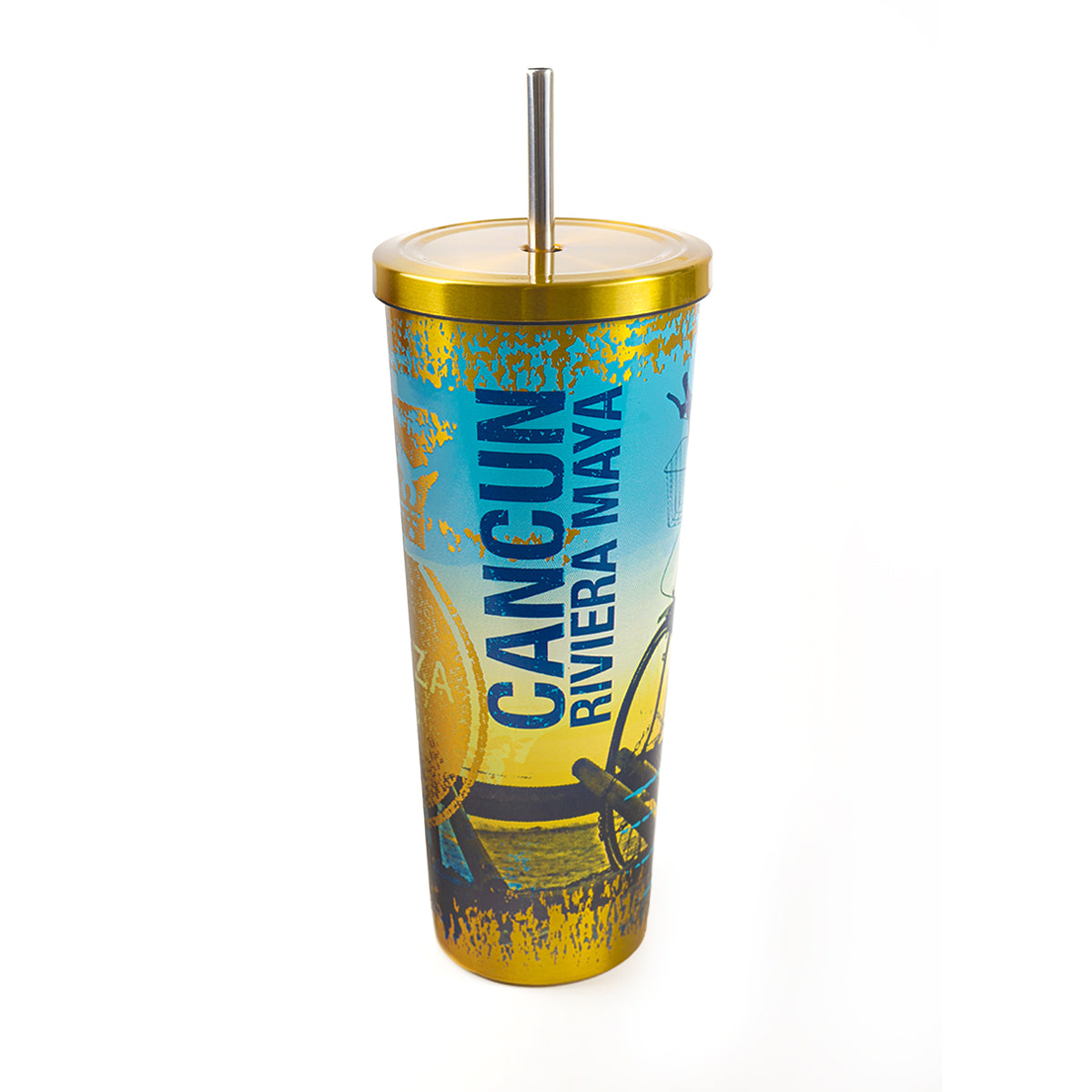 Vaso Metalico BIKE SUNSET Corona 750 ml